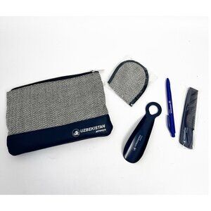 UZBEKISTAN AIRWAYS UZBEKISTAN AIRLINES Amenities Pouch Cosmetic Bag